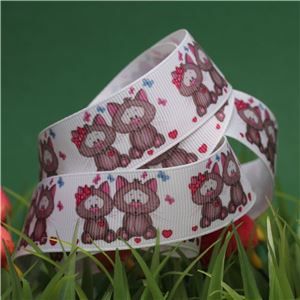 Animal Cuddles Ribbon - Cats  